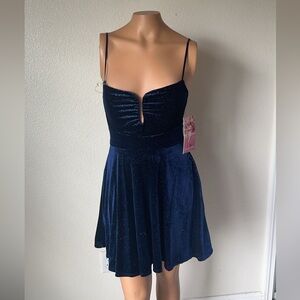 New Navy blue party dress